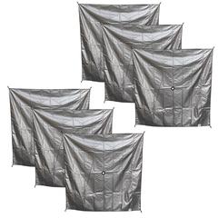 Solid Side Pieces for Screened Pop Up Shade Tent - 6 Sections