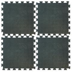 Buffalo Tools 4 Piece Interlocking Rubber Mat Set