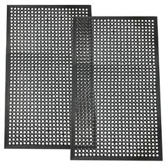 3 x 5 Foot Industrial Rubber Floor Mat - 2 Pack