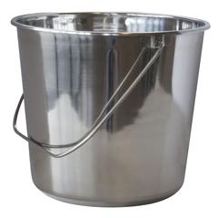Large Stainless Steel Bucket Set – 3 Piece