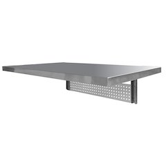 Sportsman Series Space Saving Stainless Steel Wall Mount Work Table