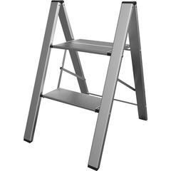 Ultra Slim Aluminum Two Step Folding Utility Step Ladder