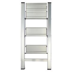 Ultra Slim Aluminum Three Step Folding Utility Step Ladder