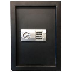 Wall Safe with Electronic Lock - Black