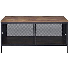 Winam Coffee Table Antique Oak & Black