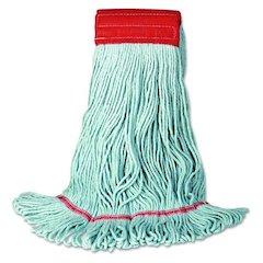 EchoMop with Looped-End Wet Head, Cotton/Rayon/Synthetic, Medium, Blue