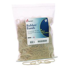 7510015783515, SKILCRAFT Rubber Bands, Size 19, 0.03" Gauge, Beige, 1 lb Box, 1,700/Pack