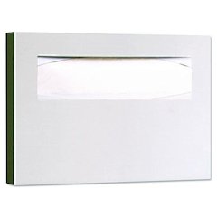 Stainless Steel Toilet Seat Cover Dispenser, ClassicSeries, 15.75 x 2 x 11, Satin Finish