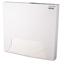 Grease-Resistant Paper Wraps and Liners, 15 x 16, White, 1,000/Box,  3 Boxes/Carton