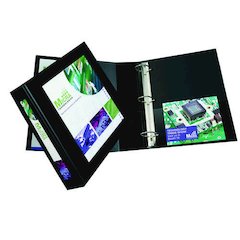 7510017035693, SKILCRAFT Framed Slant-D Ring View Binder, 3 Rings, 3" Capacity, 11 x 8.5, Black