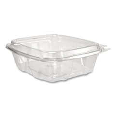 ClearPac SafeSeal Tamper-Resistant/Evident Containers, Domed Lid, 24 oz, Clear, Plastic, 100/Bag, 2 Bags/Carton