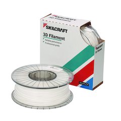 7045016983259, SKILCRAFT 3D Printer Polylactic Acid Filament, 1 kg Spool, 2.85 mm, White