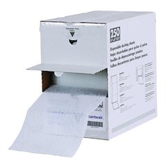 TrapEze Disposable Dusting Sheets, 8" x 125 ft, White, 250 Sheets/Roll