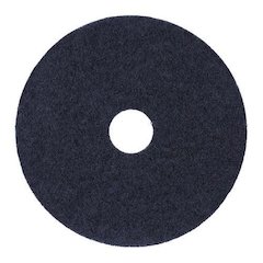 Stripping Floor Pads, 12" Diameter, Black, 5/Carton