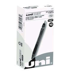 Jetstream Elements Hybrid Gel Pen, Retractable, Medium 1 mm, Black Ink, Translucent Black/Black Barrel, Dozen