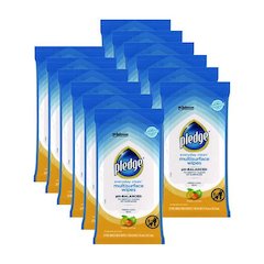 Multi-Surface Cleaner Wet Wipes, Cloth, 7 x 10, Fresh Citrus, White, 25/Pack, 12 Packs/Carton