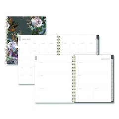 Kelly Ventura Midnight Garden Weekly/Monthly Planner, Floral Artwork, 11 x 8.5, Multicolor Cover, 12-Month (Jan to Dec): 2026