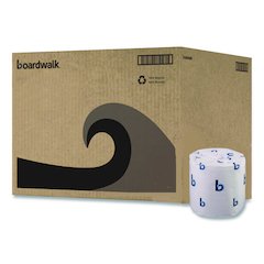 Two-Ply Toilet Tissue, Standard, Septic Safe, White, 4 x 3, 500 Sheets/Roll, 96 Rolls/Carton