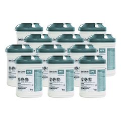 Sani-Cloth AF3 Germicidal Disposable Wipes, 6 x 6.75, White, 160 Wipes/Canister, 12 Canisters/Carton