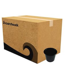 Souffle/Portion Cups, 5.5 oz, Plastic, Black, 2,500/Carton