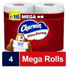 Ultra Strong Bathroom Tissue, Septic Safe, 2-Ply, White, 220 Sheets/Roll, 4 Rolls/Pack, 8 Packs/Carton