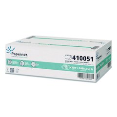 HyTech Seas Mini JRT, Septic Safe, 1-Ply, 3.3" x 750 ft, White, 6 Rolls/Carton