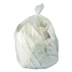 Linear Low-Density Can Liners, 16 gal, 0.5 mil, 24" x 32", Clear, 500/Carton