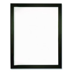 Indoor Window Sign Holder, 8.5 x 11 Insert, Black Frame, 5/Pack