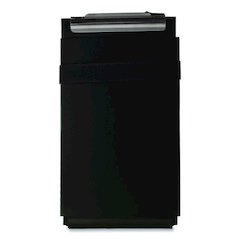 Recycled Aluminum Citation Holder Clipboard, 1/2" Capacity, Holds 6 x 11 Sheets, Black