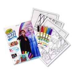 Disney Frozen 2 Color Wonder Kit, Includes Five Markers, Ages 3 and Up, 18 Pages
