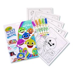 Pinkfong Baby Shark Color Wonder Kit, Includes Five Markers, Ages 3 and Up, 18 Pages