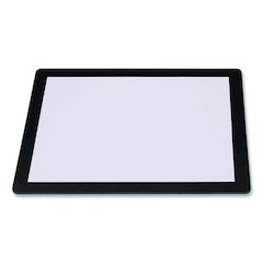 Menu Holder For 8.5 x 11 Menus, Landscape Orientation, 12.6 x 10.2 Holder, Clear/Black