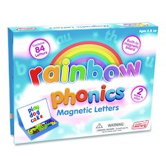 Rainbow Phonics Magnetic Letters, Grades Pre-K to 2, 84 Pieces
