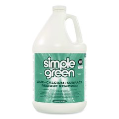 Lime Calcium Surface Residue Remover, 1 gal Bottle, 6/Carton