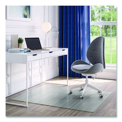 OceanMat Hard Floor Chair Mat for Hard Floors, Rectangular, Straight Edges, 36" x 48", Clear