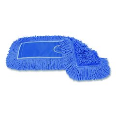MaxiTwist Microfiber Dust Mops, Microfiber, 36" x 5", Blue