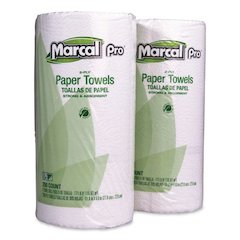 100% Premium Recycled Kitchen Roll Towels, 2-Ply, 11 x 8.8, White, 12 Rolls/Carton
