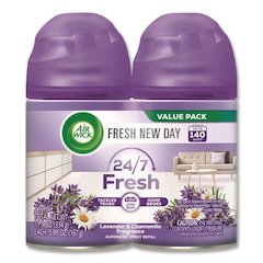 Freshmatic Ultra Spray Refill, Lavender/Chamomile, 5.89 oz Aerosol Spray, 2/Pack, 3 Packs/Carton