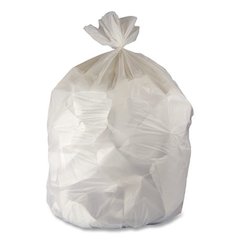 Linear Low-Density Can Liners, 45 gal, 3 mil, 40" x 48", Clear, 75/Carton