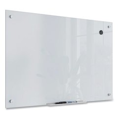 Magnetic Glass Dry Erase Board Value Pack, 36" x 24" (Actual Size: 35" x 23"), Frosted White Surface