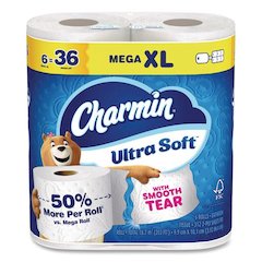 Ultra Soft Bathroom Tissue, Septic Safe, 2-Ply, White, 312 Sheets/Roll, 18 Rolls/Carton