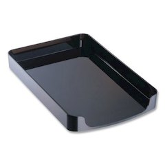 2200 Series Front-Loading Desk Tray, 1 Section, Legal Size Files, 10.25" x 15.38" x 2", Black