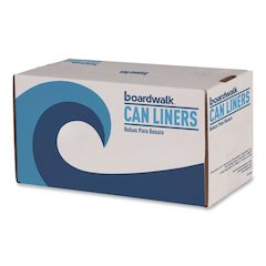 Drawstring Kitchen Bags/Liners, Drawstring, 13 gal, 24" x 28", White, 50 Bags/Roll, 2 Rolls/Carton