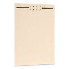 File Divider Set, End Tab: Straight, 1 Fastener, Letter Size, Manila, 100/Box