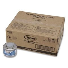 Chafing Fuel Can With Stem Wick, Methanol, 6 Hour Burn, 1.89 g, 24/Carton