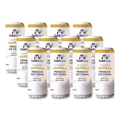 Ice Cream Pod, Vanilla, 5.2 oz Single Serve Pod for ColdSnap Machine, 12/Carton