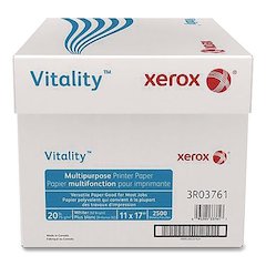 Vitality Multipurpose Printer Paper, 92 Bright, 20 lb Bond Weight, 11 x 17, White, 500 Sheets/Reams, 5 Reams/Carton
