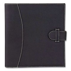 D-Ring Non-View Binder, 3 Rings, 1" Capacity, 8.5 x 11, Black