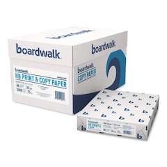 High-Bright Multipurpose Paper, 96 Bright, 20 lb Bond Weight, 8.5 x 11, White, 500 Sheets/Ream, 10 Reams/Carton
