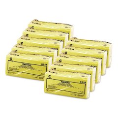 Masslinn Dust Cloths, 1-Ply, 24 x 40, Unscented, Yellow, 25/Bag, 10 Bags/Carton